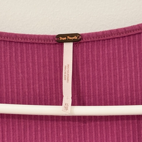 Free People Prairie Boho Puff Sleeves Top size XS - Picture 3 of 4